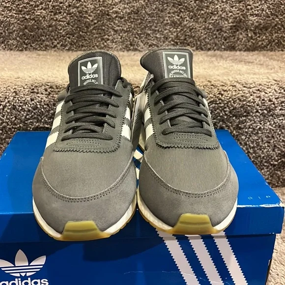 Adidas I-5923 Iniki Shoes Sneakers D97345 new grey white Mens sizes - Picture 5 of 13
